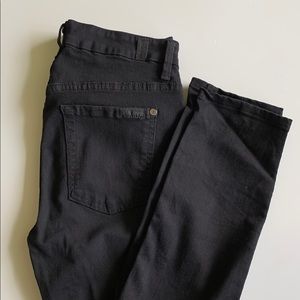 7 For All Mankind High-waisted Black Jeans